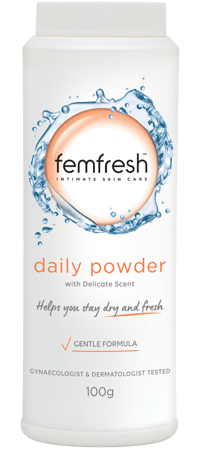 daily powder Femfresh pH perfect intimate products